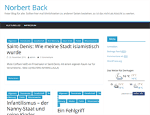 Tablet Screenshot of norbertback.com